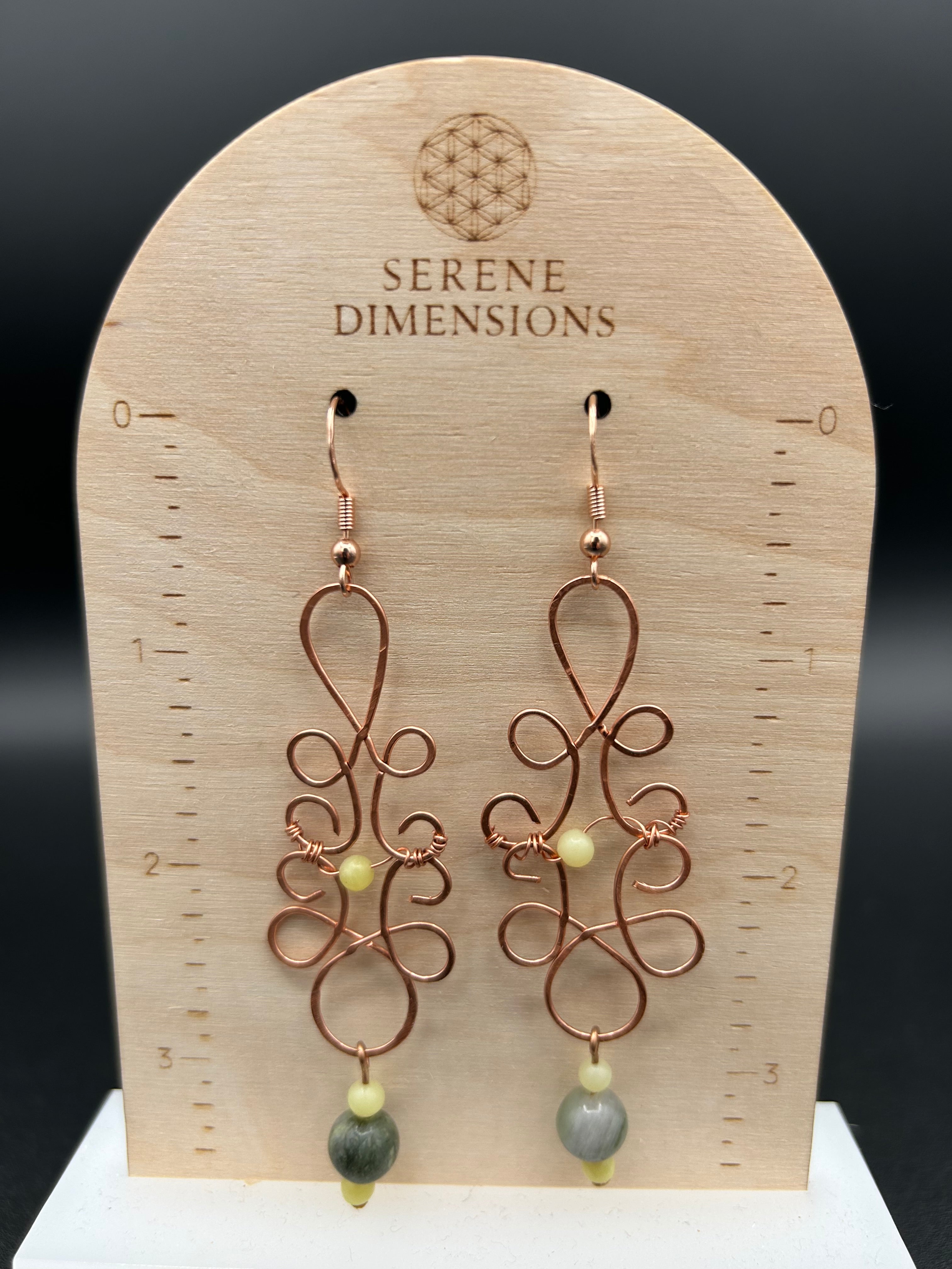 Emerald Current Earrings