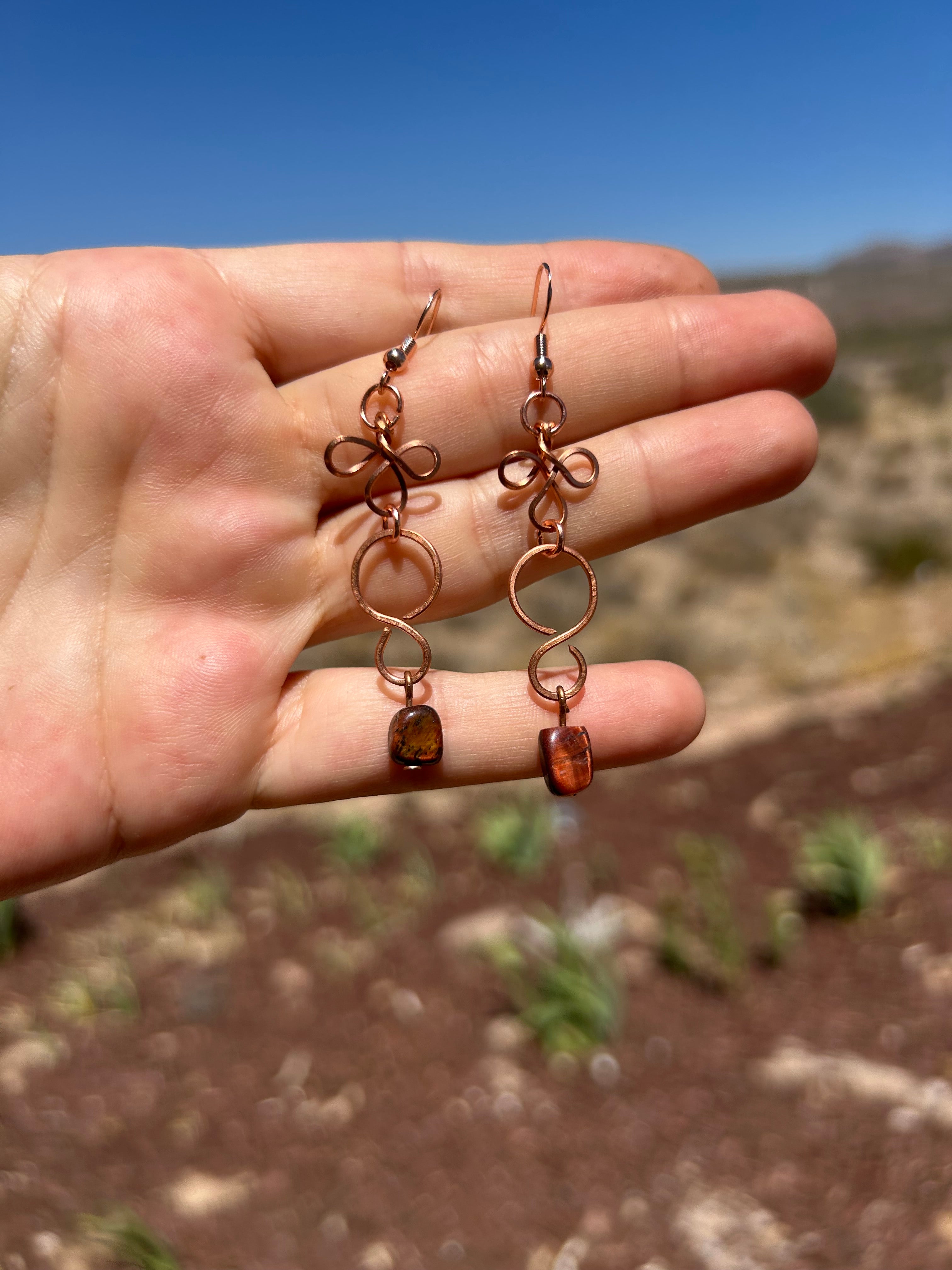 Focused Fire Earrings