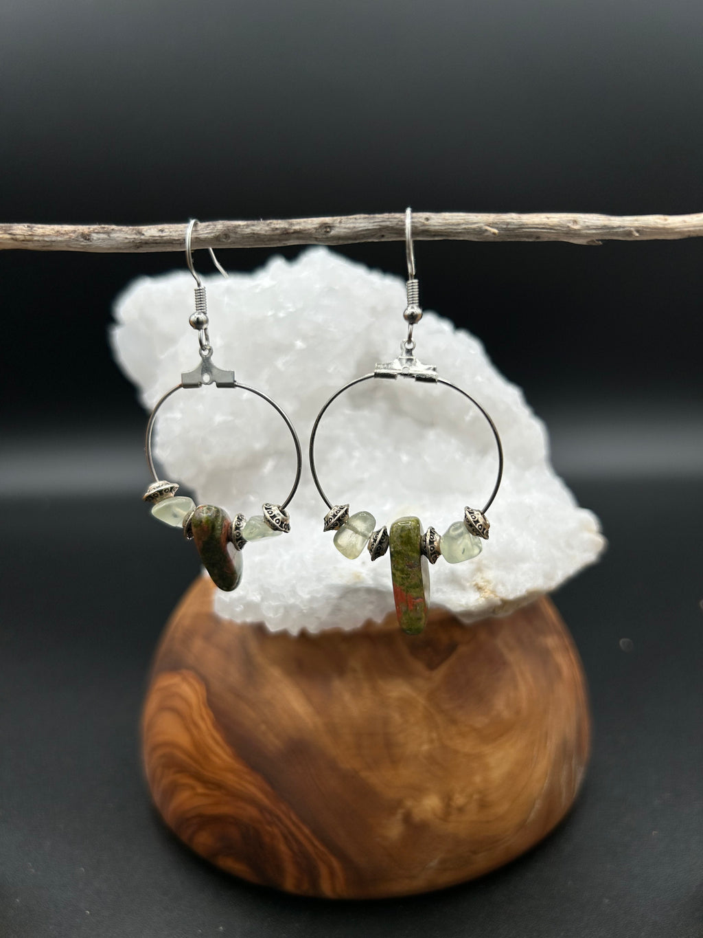 Grounded Heart Earrings