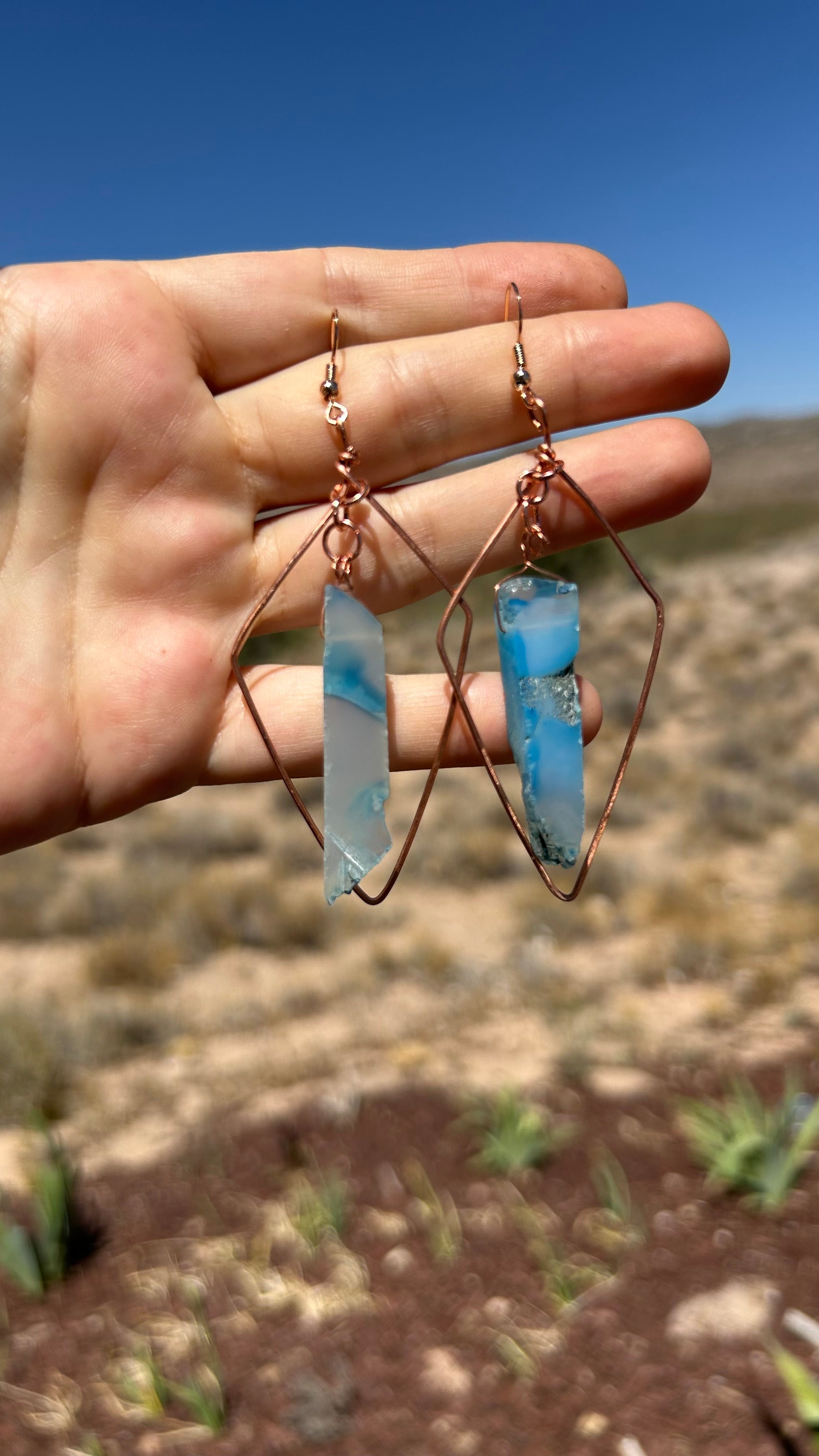 Layered Earth Earrings
