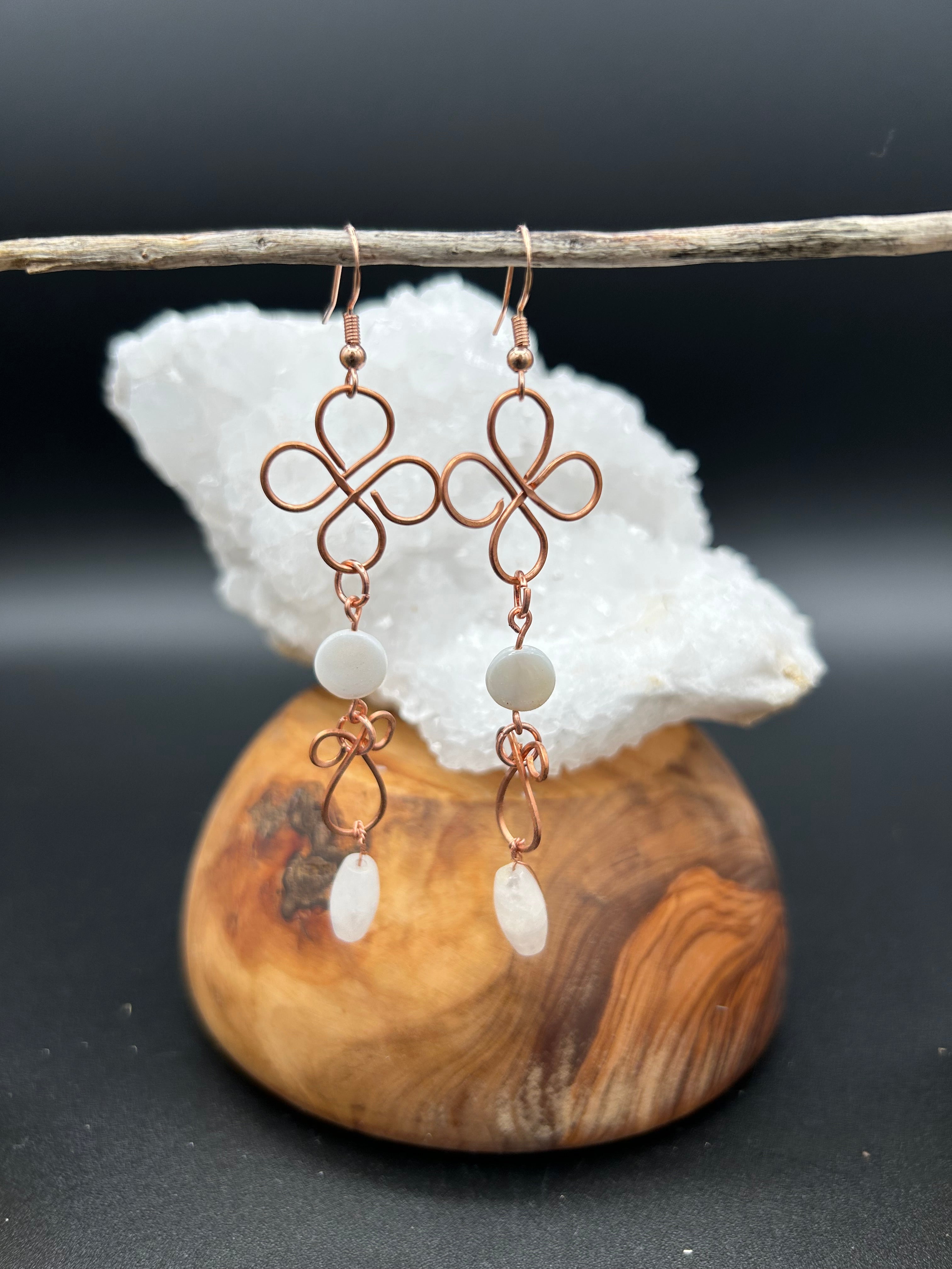 Soft Heart Glow Earrings