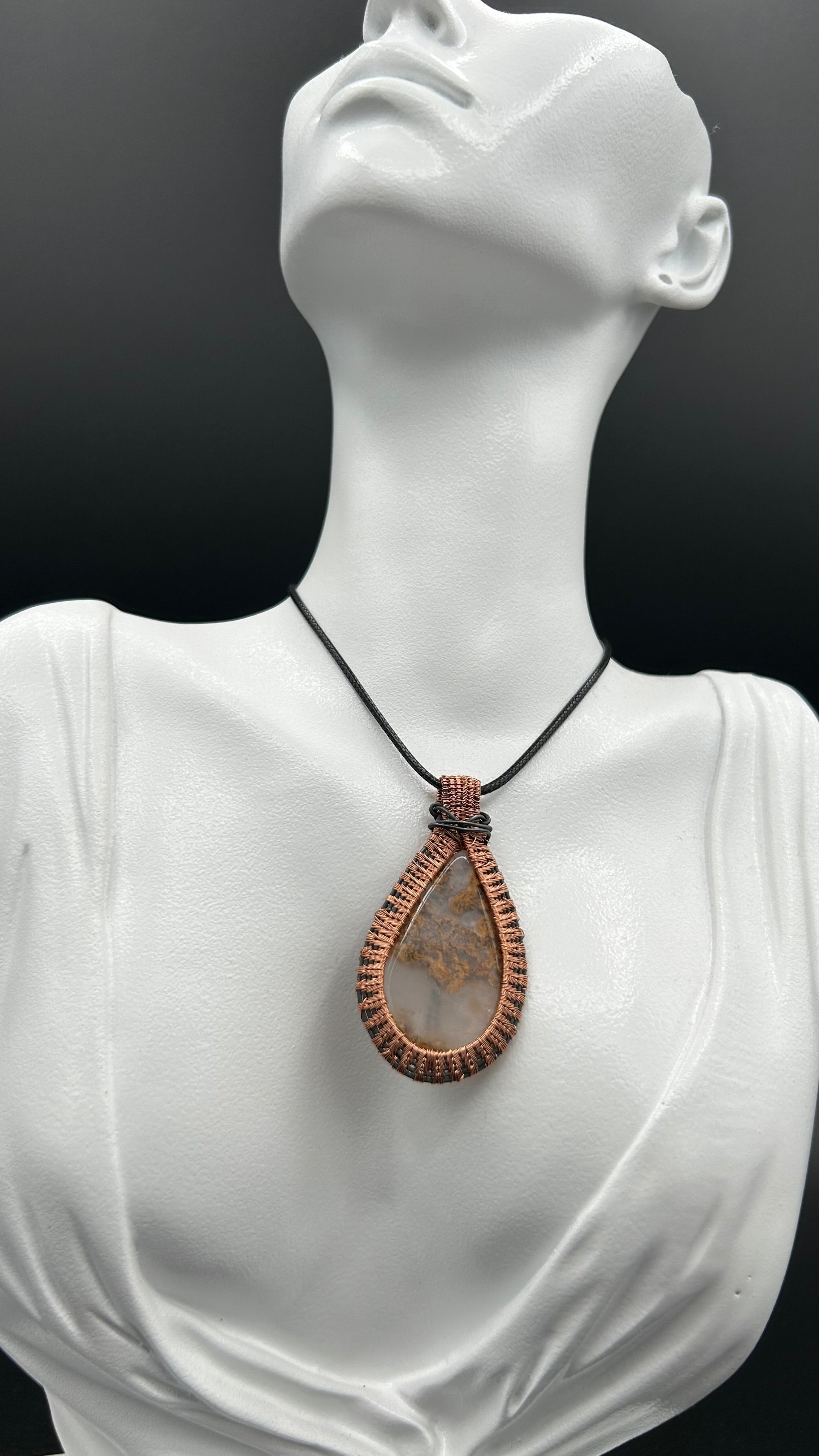 Midnight Shield Necklace