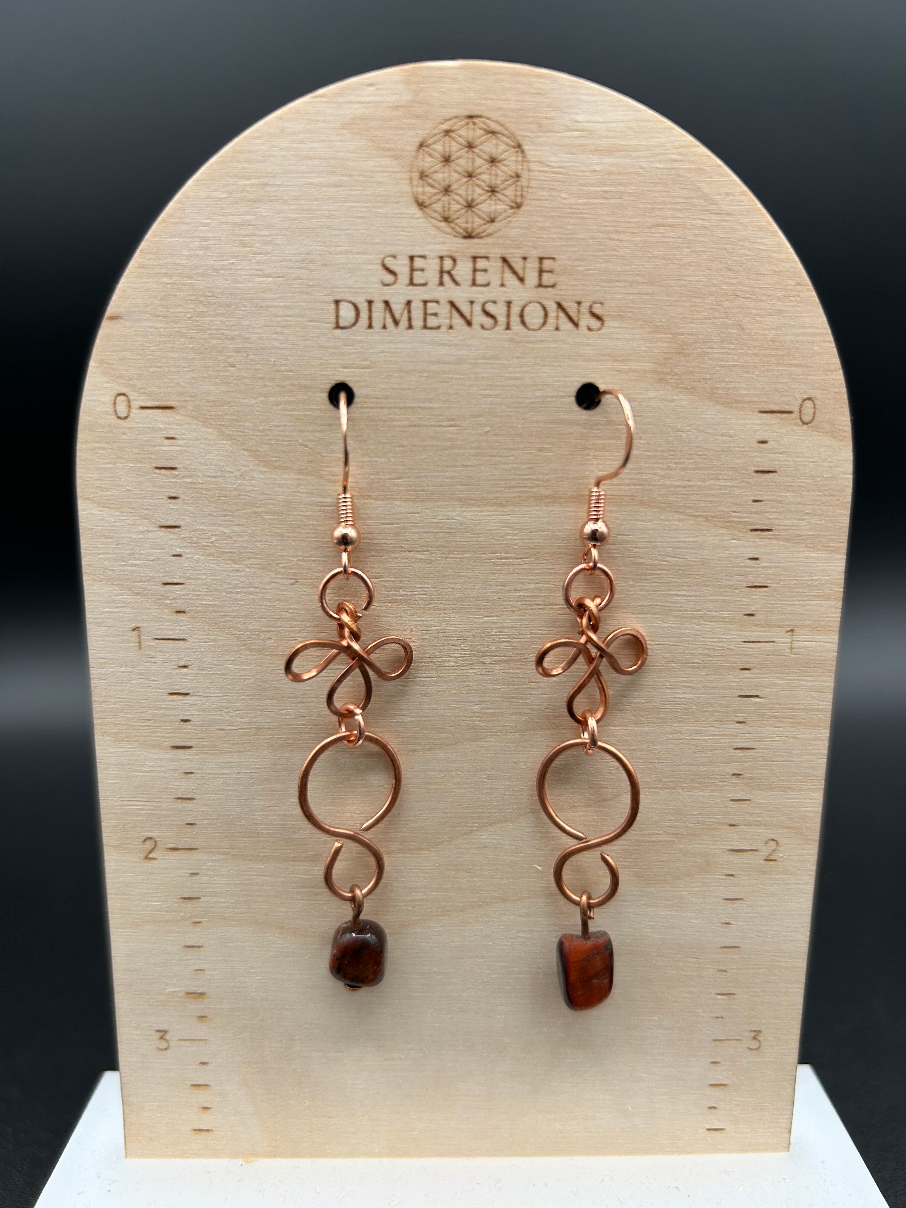 Focused Fire Earrings