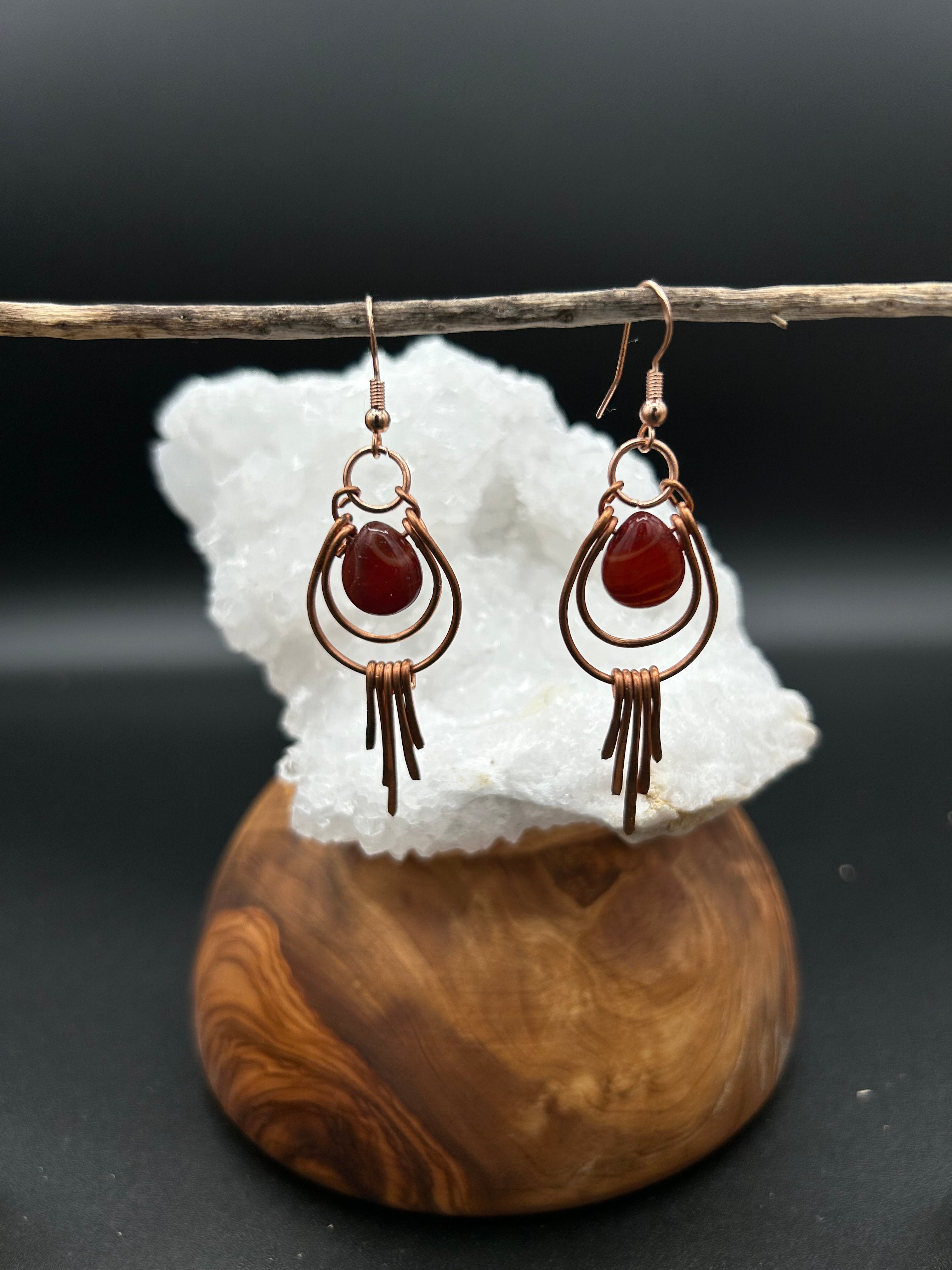 Carnelian Agate in Copper