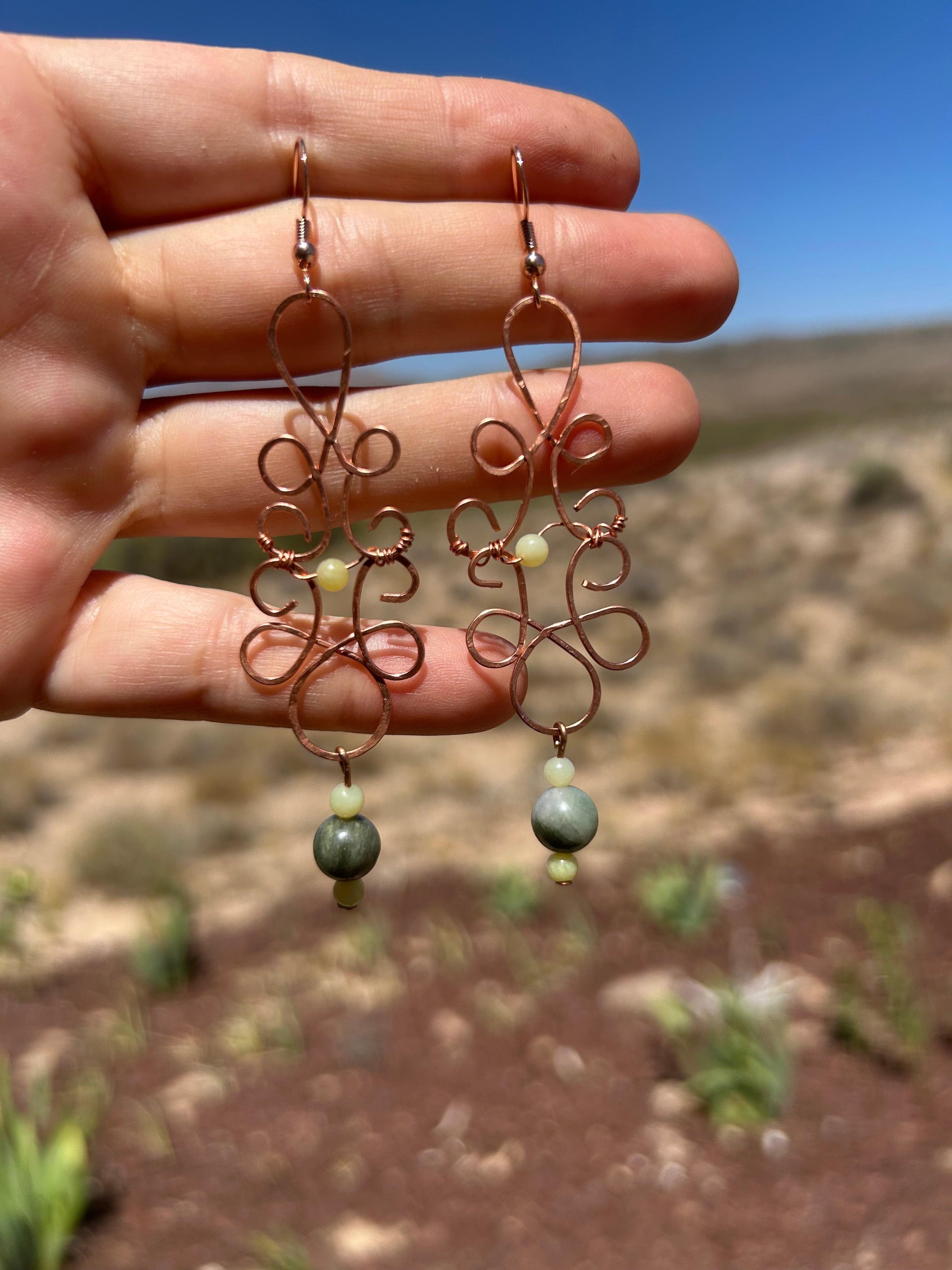 Emerald Current Earrings