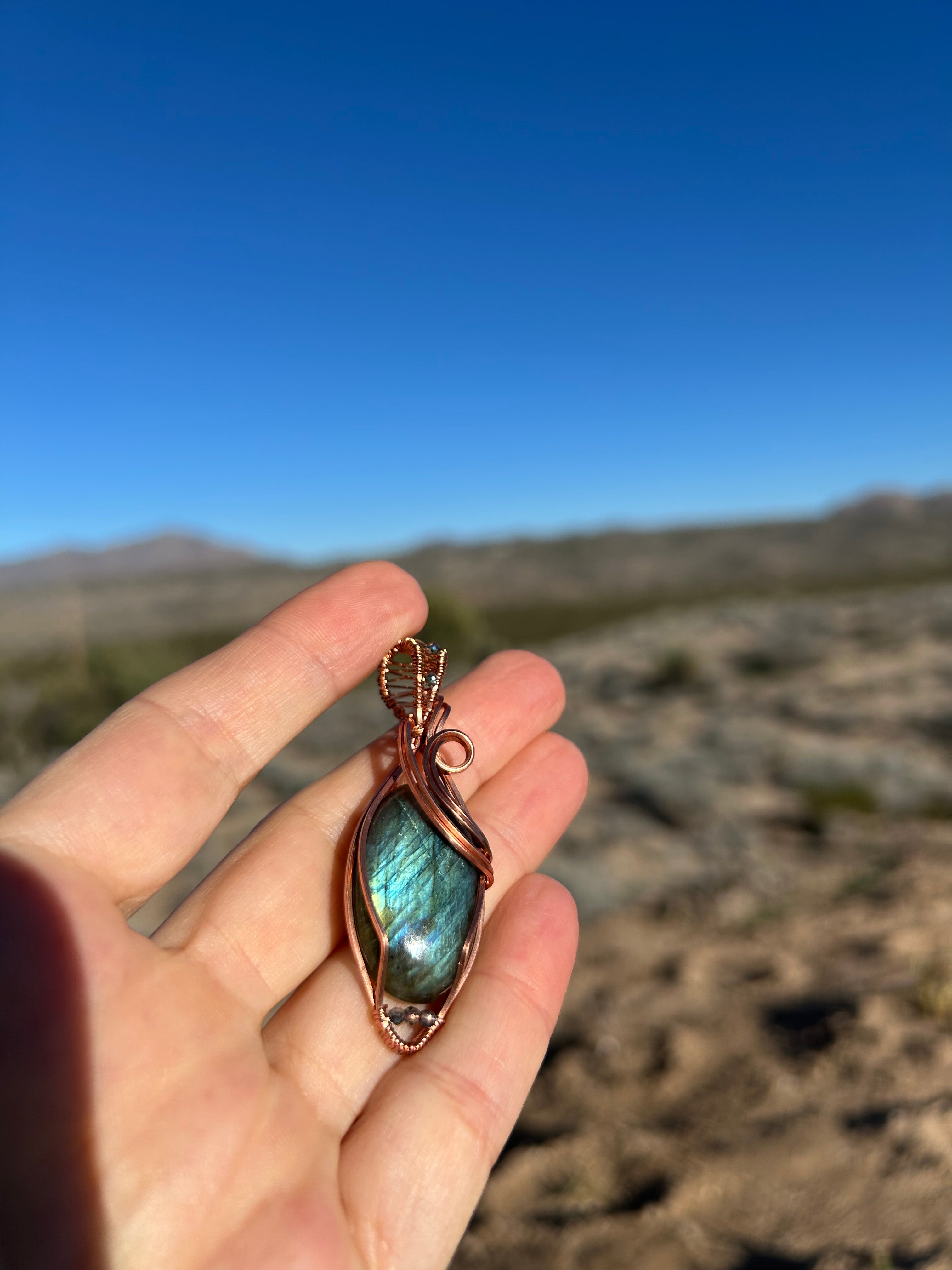 Labradorite in Copper