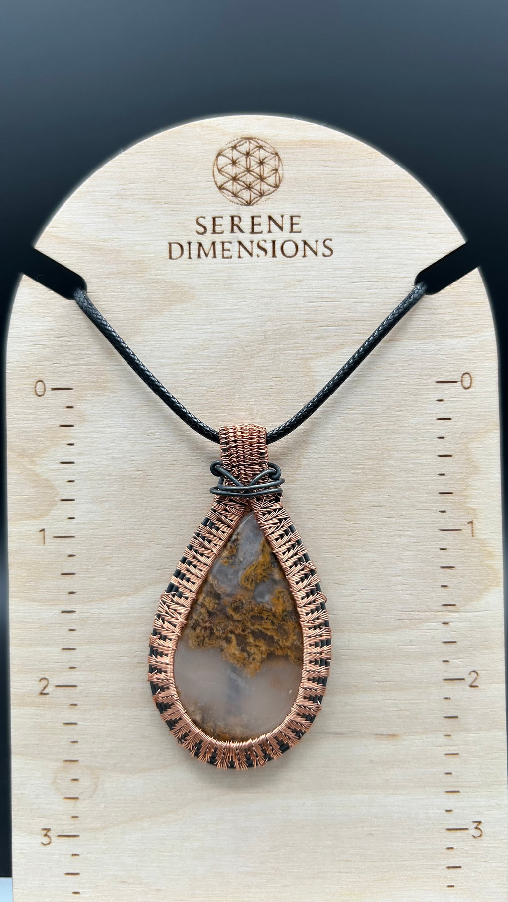 Midnight Shield Necklace