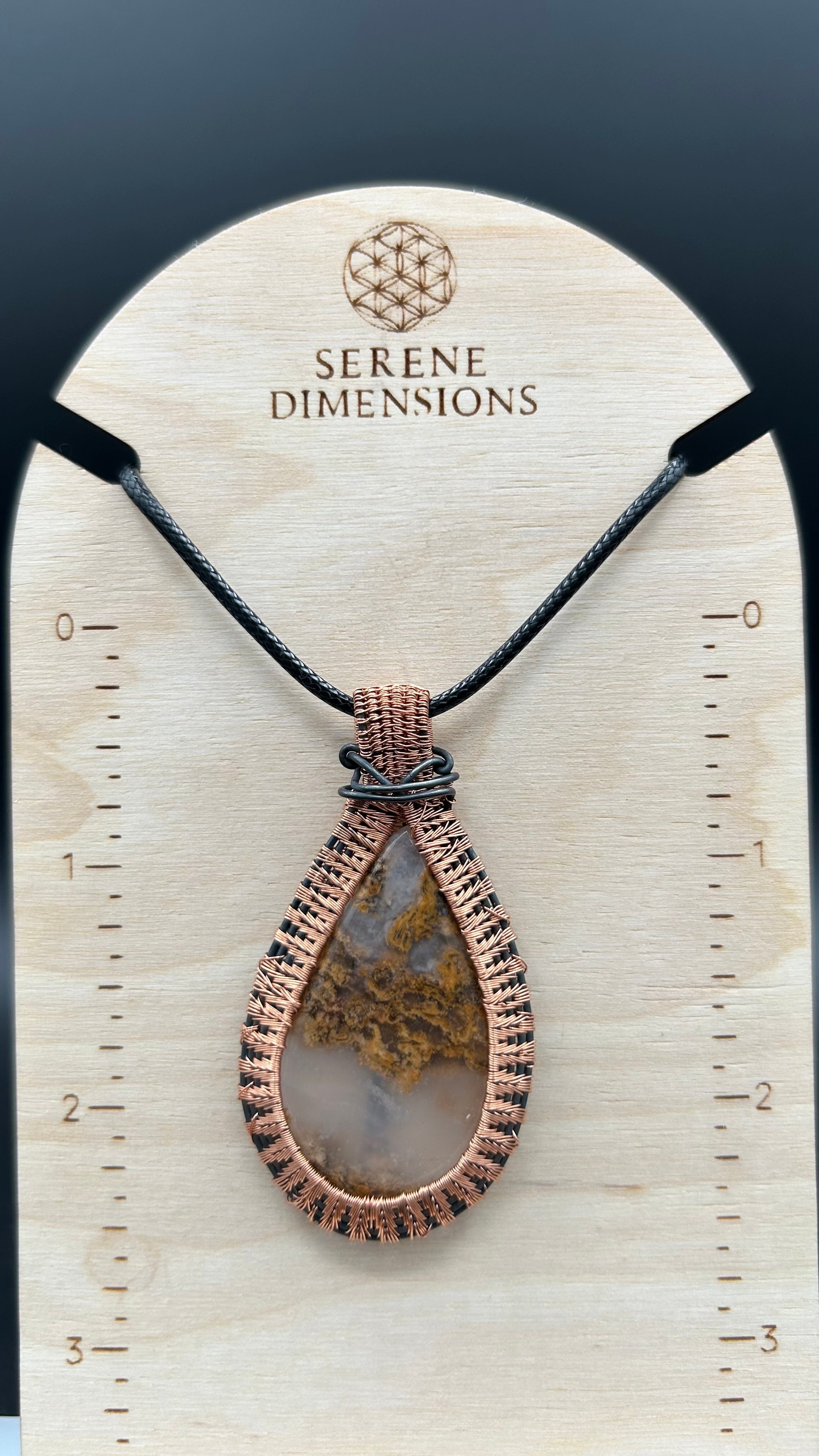 Midnight Shield Necklace
