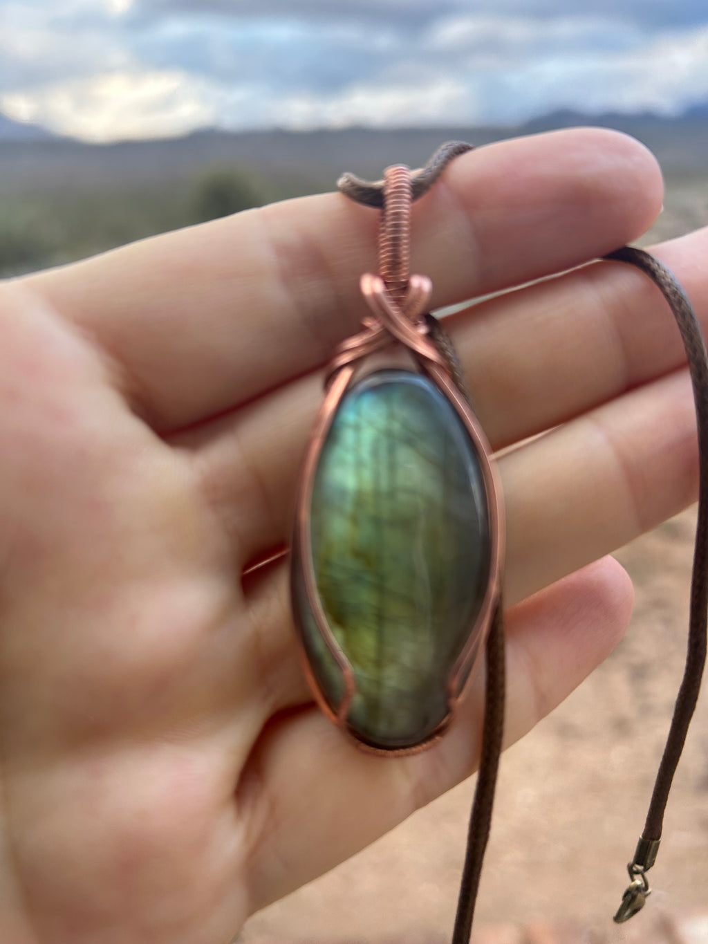 Labradorite in Copper