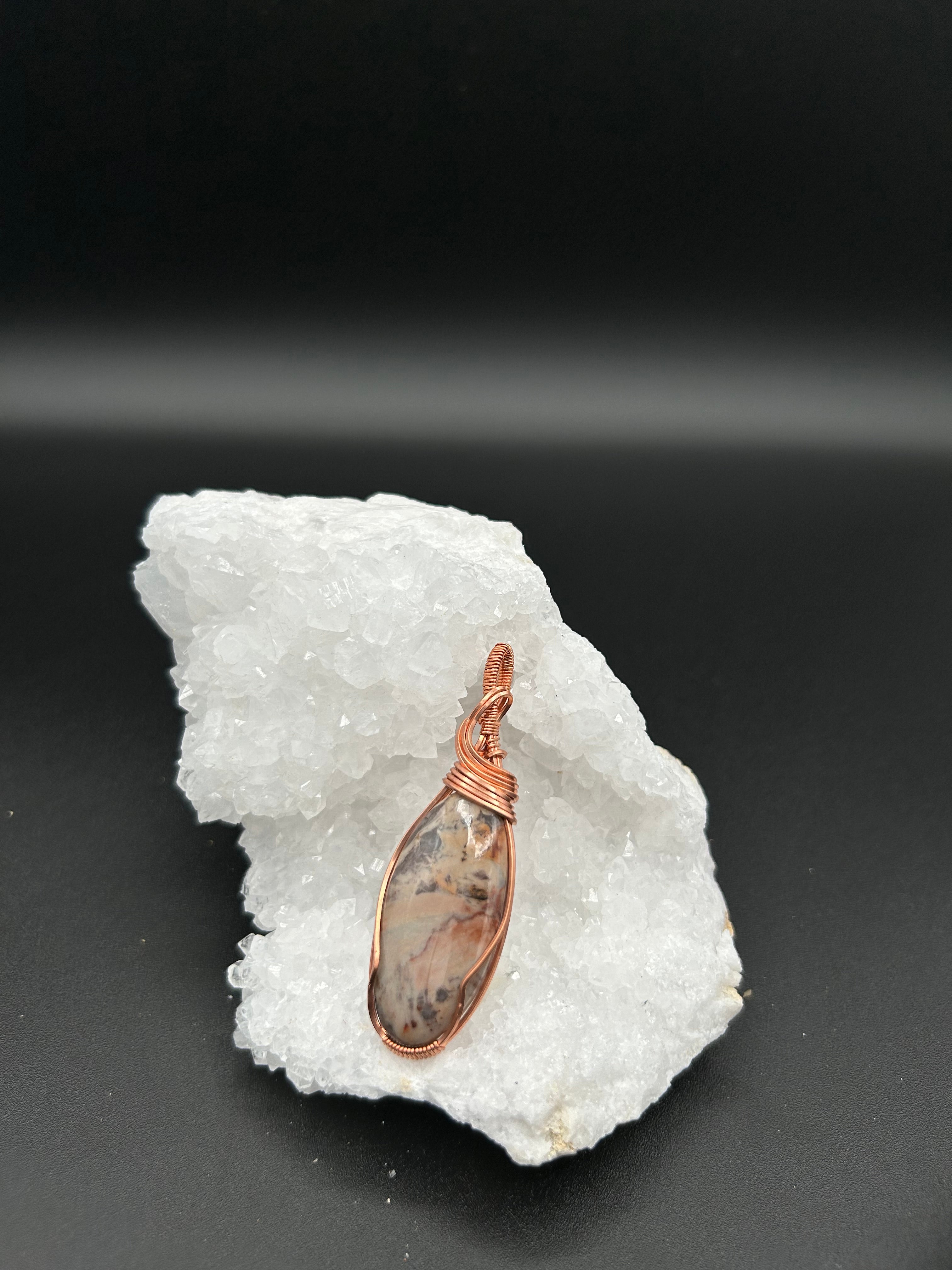 Wave Jasper in Copper