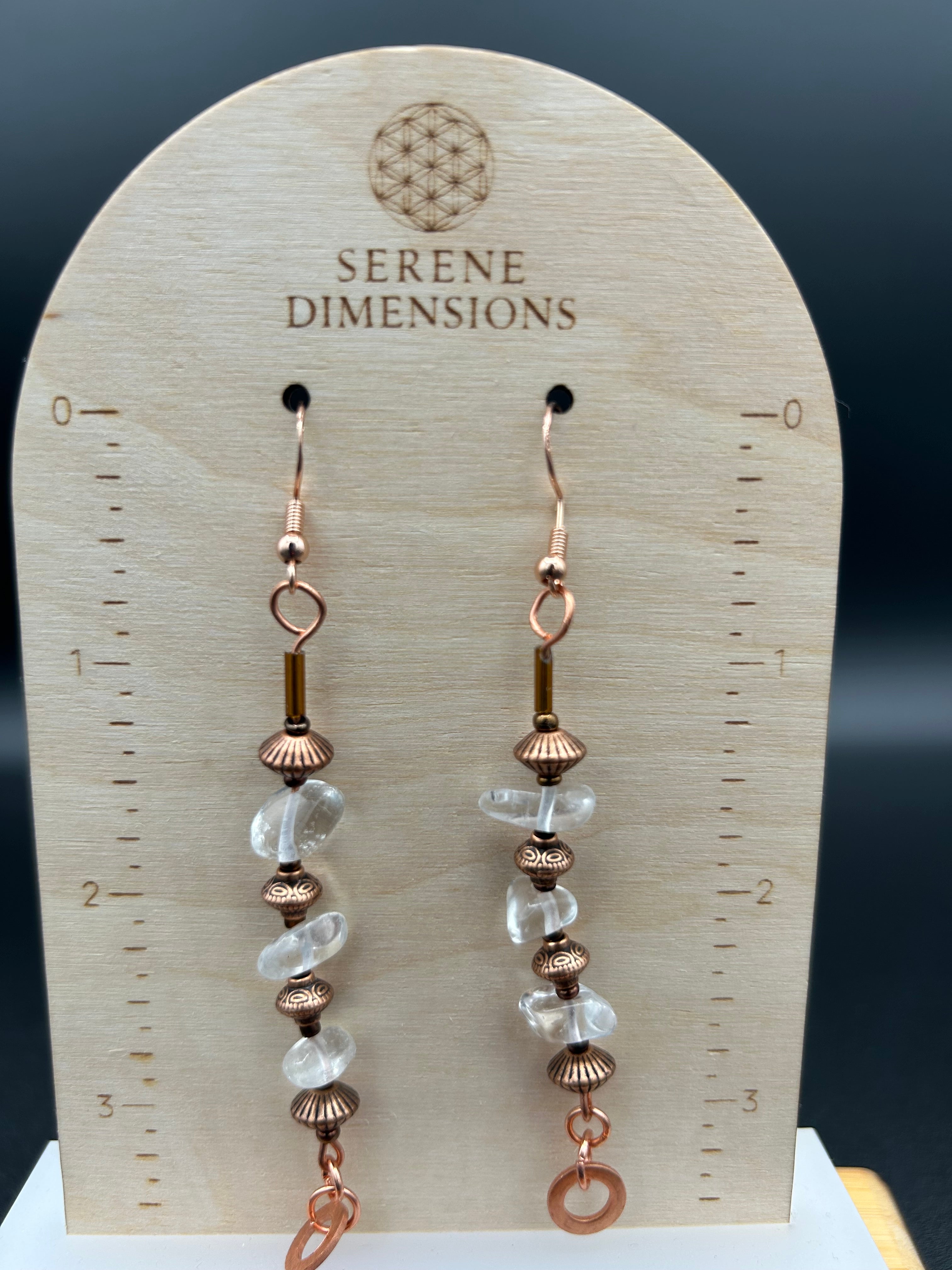 Clear Quartz in Copper