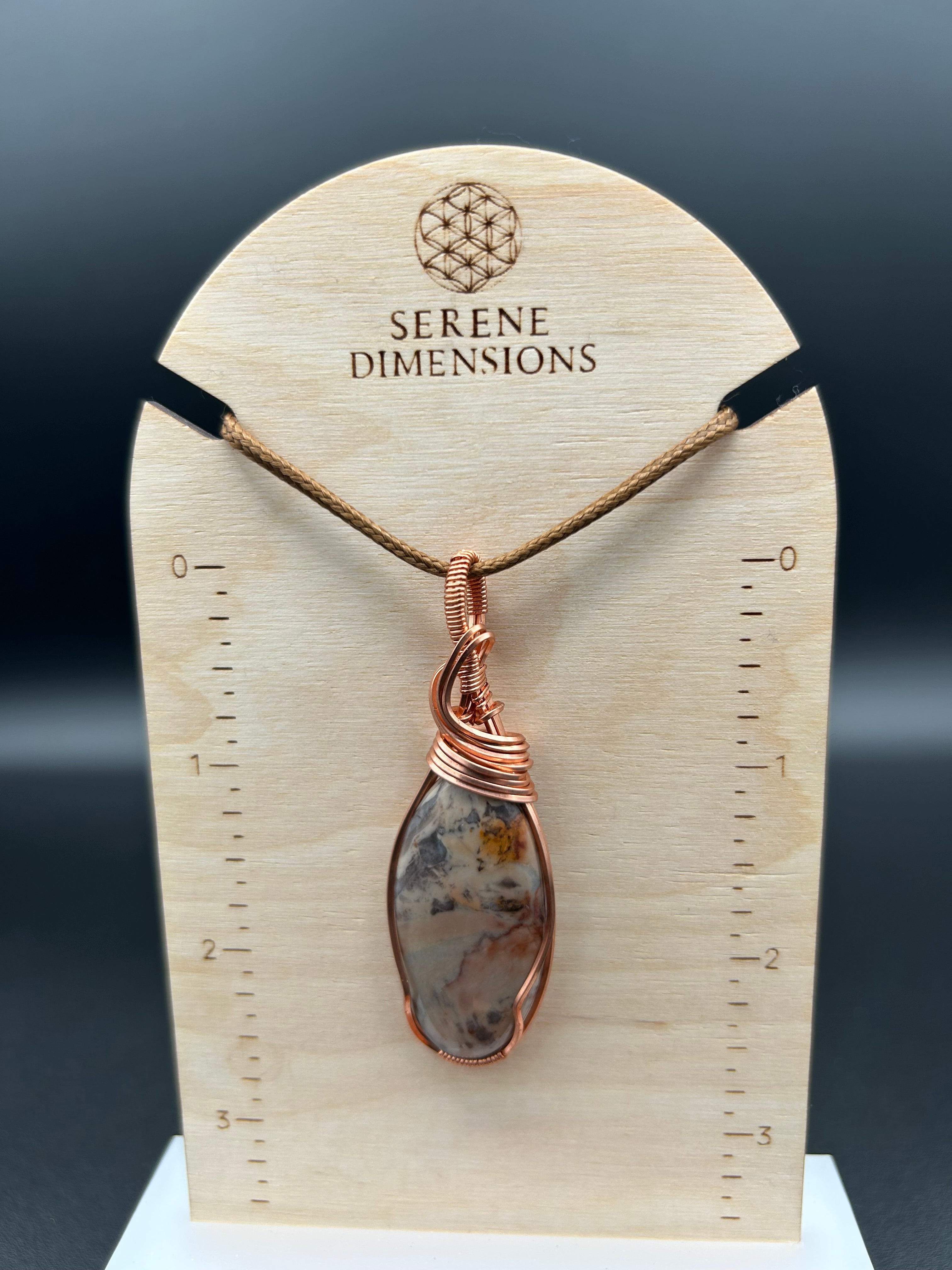 Wave Jasper in Copper