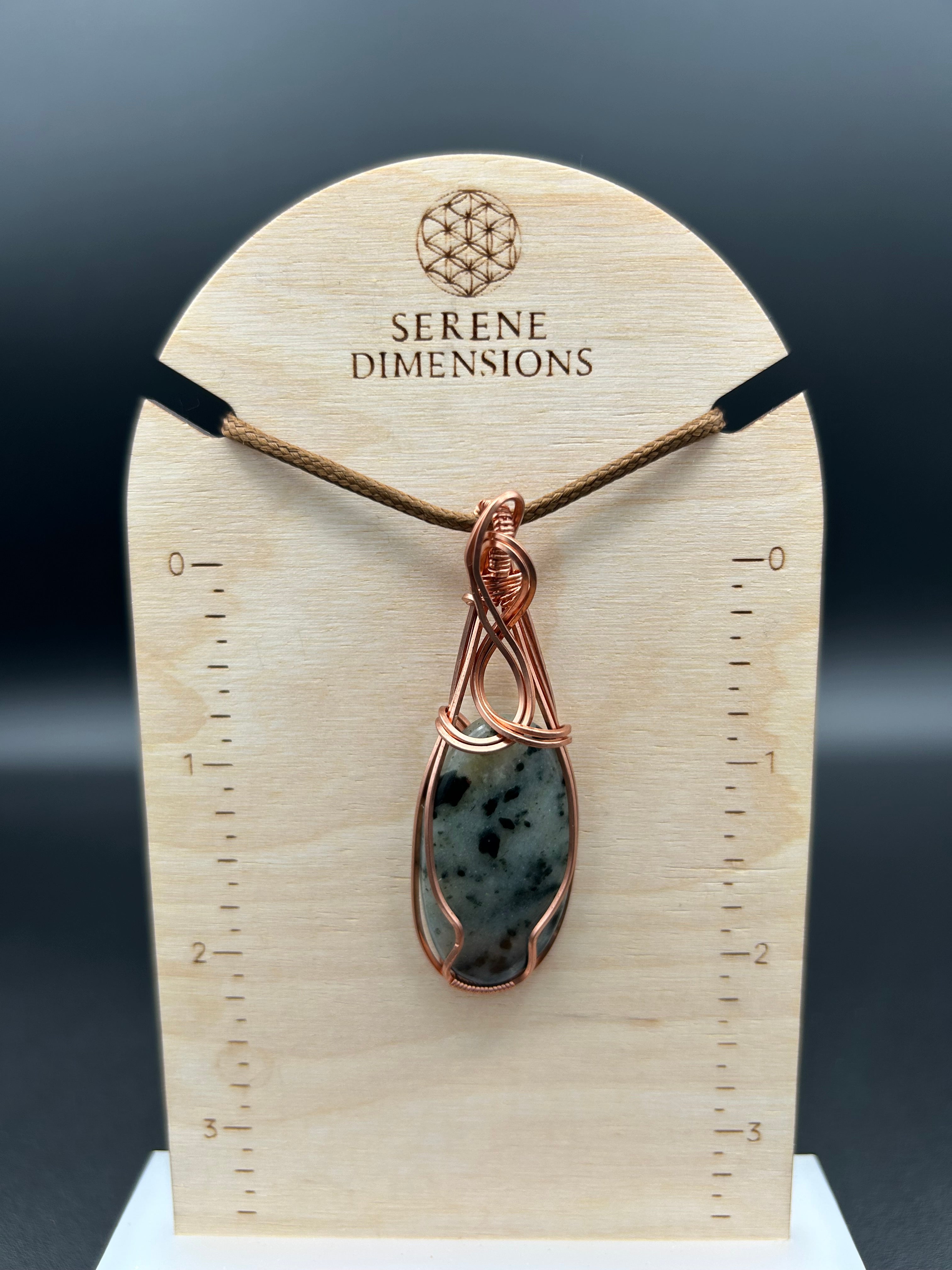 Green Tourmaline in Copper