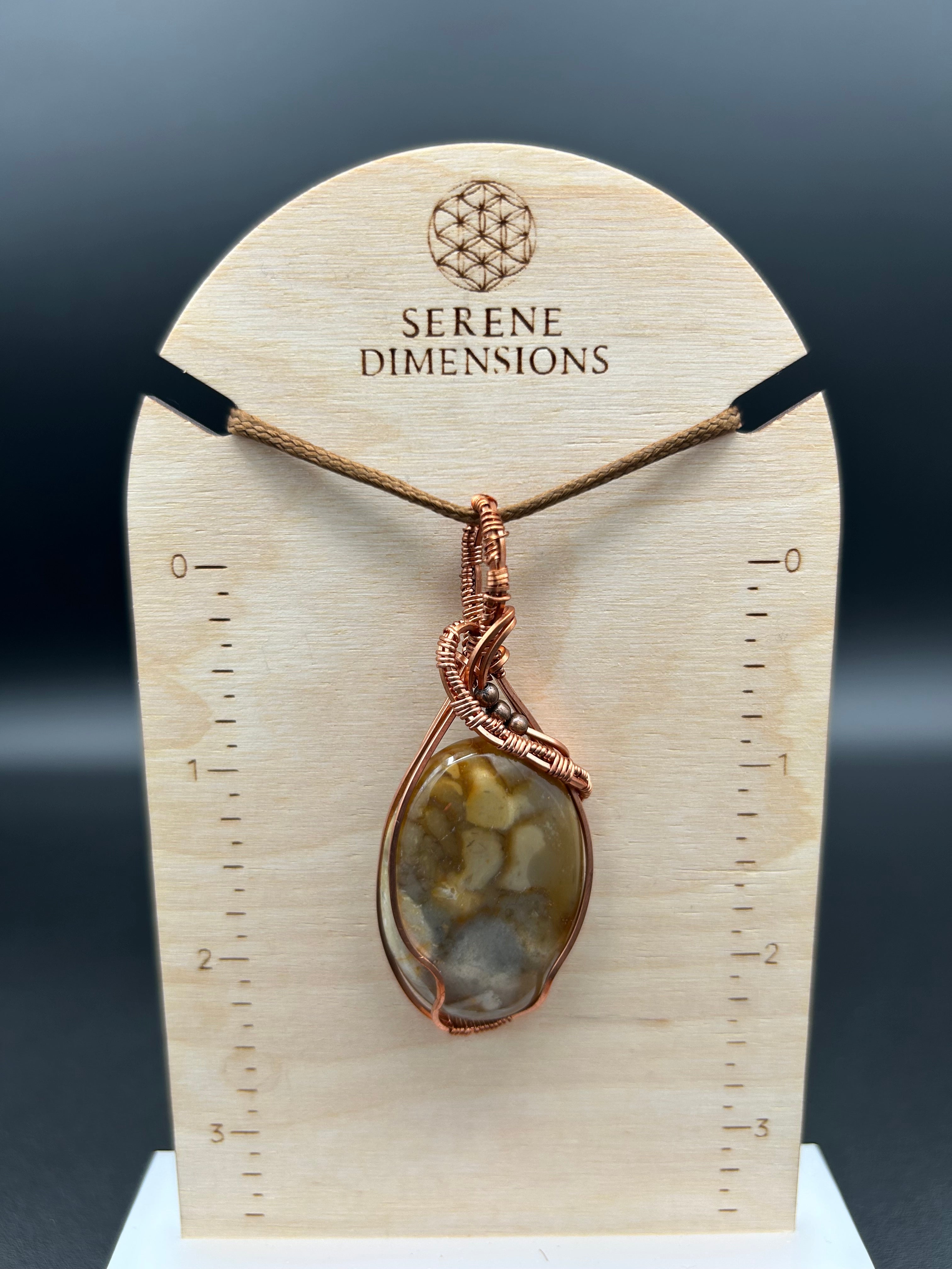 Plume Agate in Copper