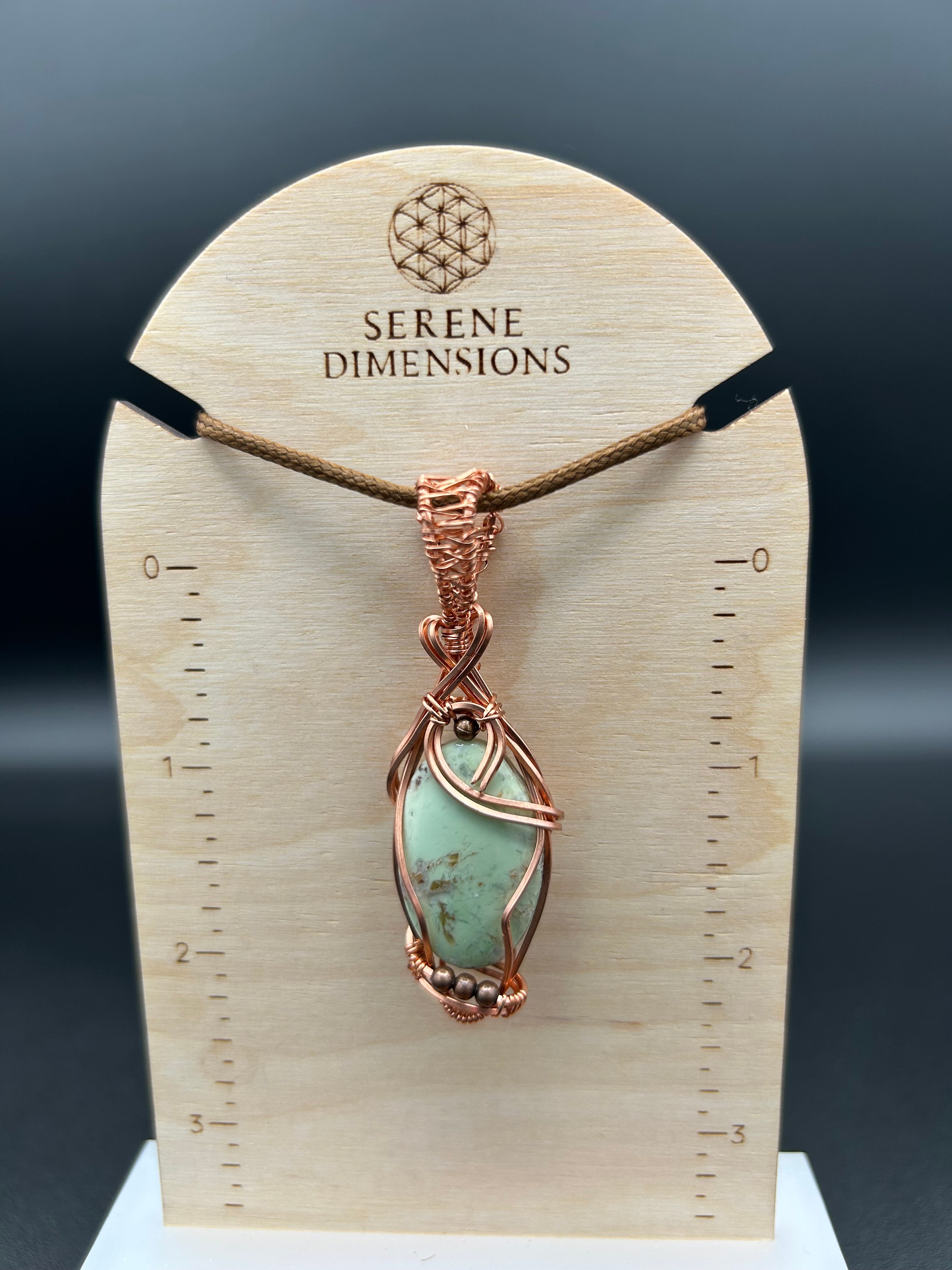 Chrysoprase in Copper
