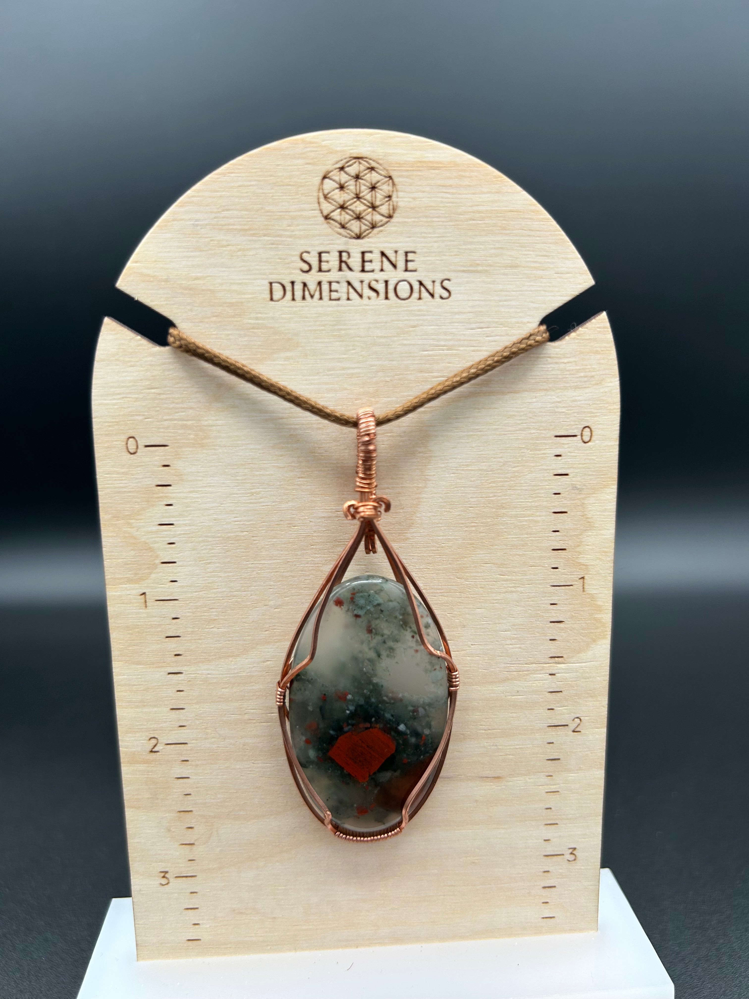 African Blood Stone in Copper
