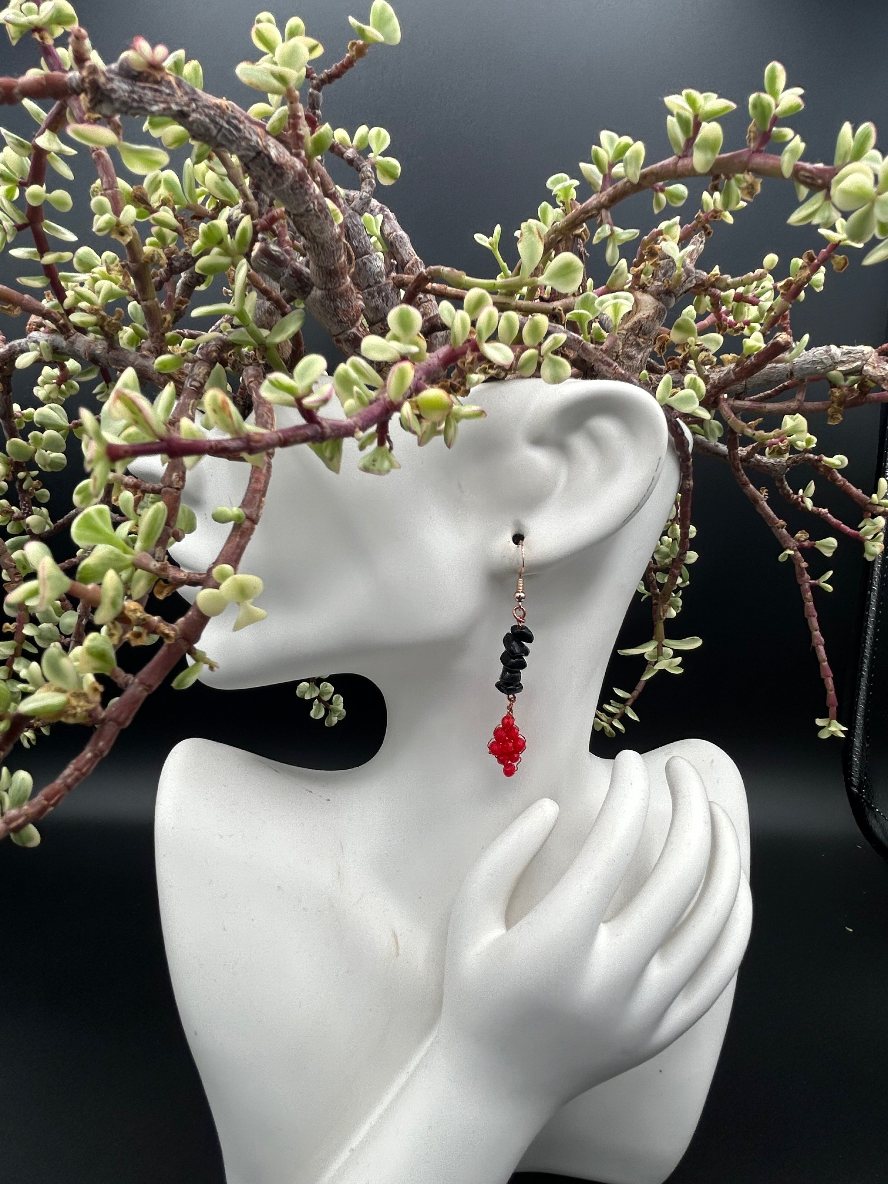 Black Obsidian and Glass