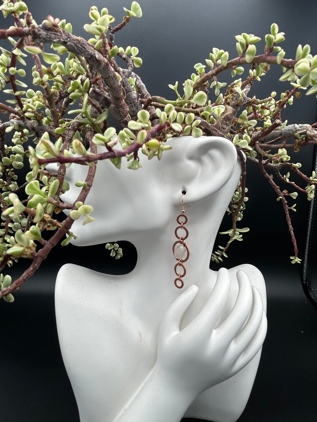 Rose Quartz in Copper