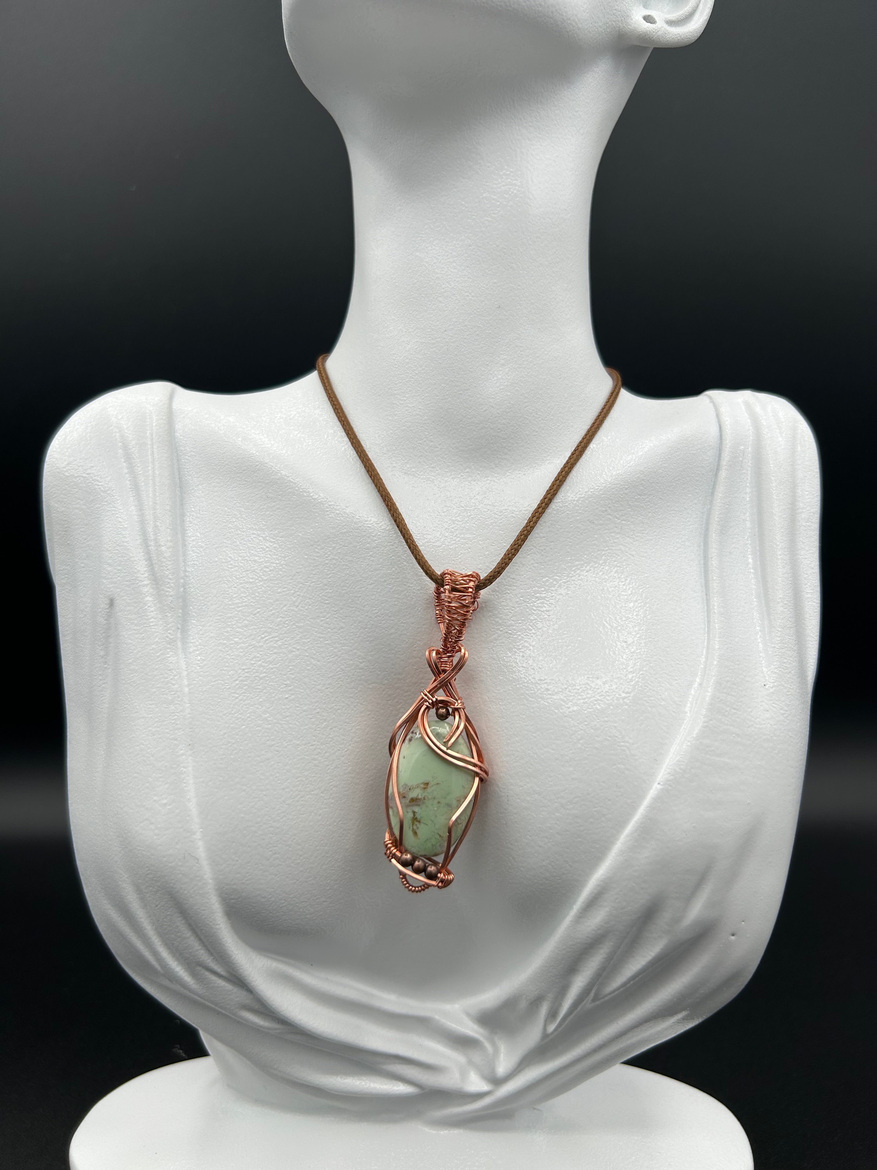 Chrysoprase in Copper