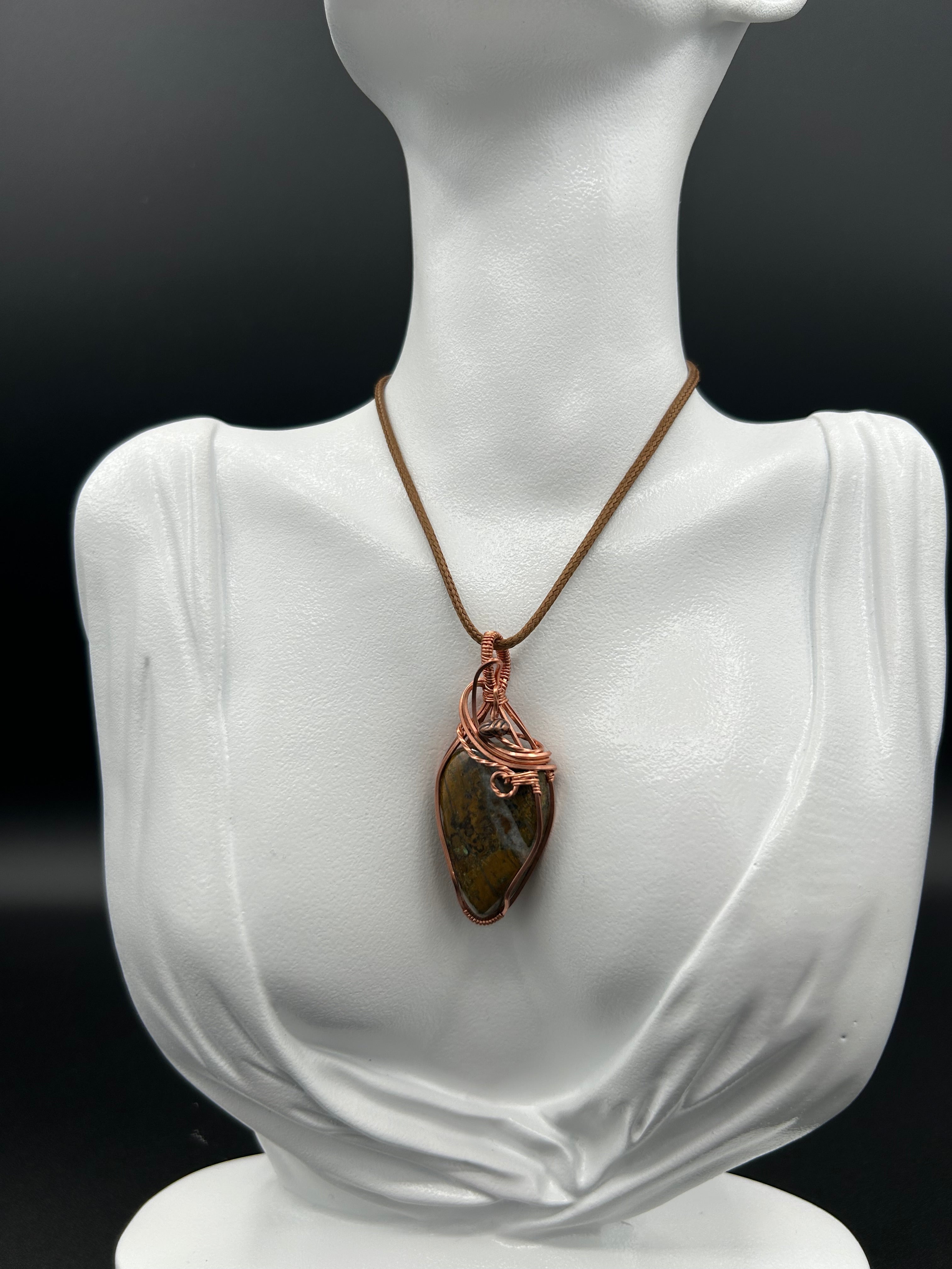 Brown Bronzite in Copper